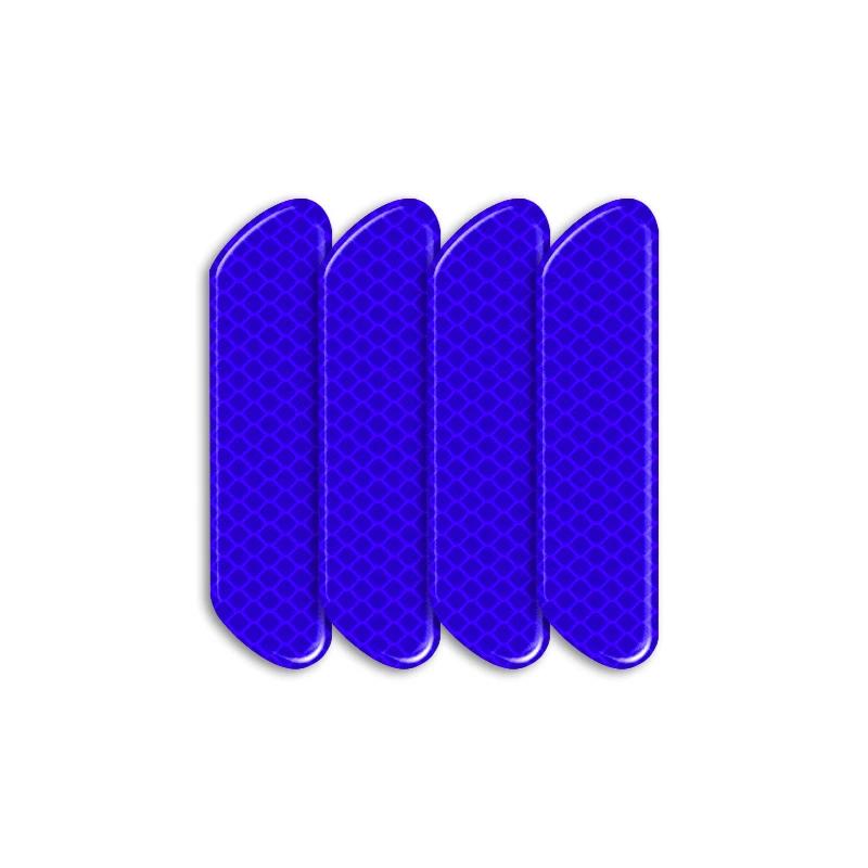 XOWS7 4pcs Car Door Reflective Strips security Warning Stickers For Skoda Octavia Fabia Kamiq Kapoq Kodiaq Rapid SCALA Superb