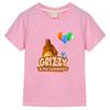Grizzy and The Lemmings T-Shirts Girl Cartoon Print Funny Kids T Shirt Summer Children Clothes 100%Cotton Baby Boys Graphic Tee