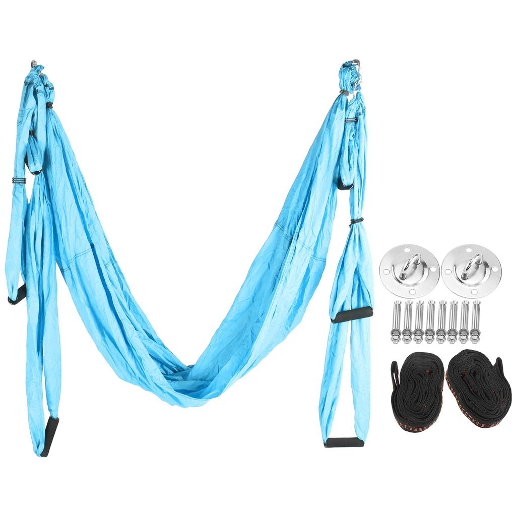 Сверхлегкий гамак для йоги Антигравитационные качели для йоги Гамак Аксессуары для домашнего фитнеса Синий Фиолетовый