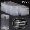 25pcs Clear Pvc Gifts Boxes Car Toy Display Box Transparent Wedding Favor Gift Packaging Box Storage Case Protection Accessories