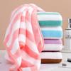 35x75cm Stripes Absorbent Quick Drying Bath Towel Sets Soft Adults Face Hand Towels Bathroom Microfiber Swim Bath Towels