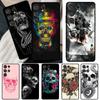 Funny Skull Case For Samsung Galaxy S22 S21 Ultra Note 20 S8 S9 S10 Note 10 Plus S20 FE S21 FE Cover