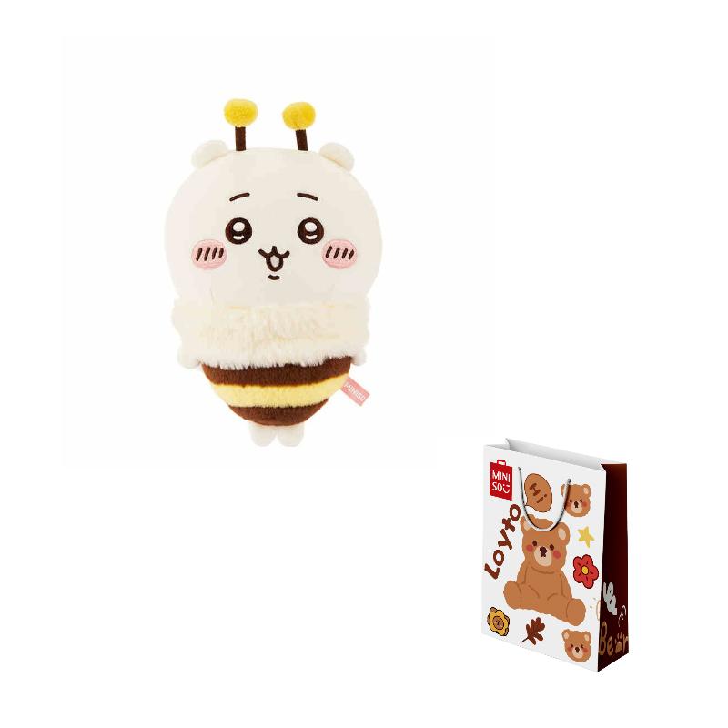 MINISO x Chiikawa Хачиварэ, Чиикава, Усаги Сезон Сакуры Пчелиные Куклы Плюшевая Кукла Трубы Высокая Кукла