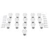 16PCS 25mm Diamond Shape Acrylic Knobs Furniture Drawer Cabinet Cupboard Wardrobe Pull Handle