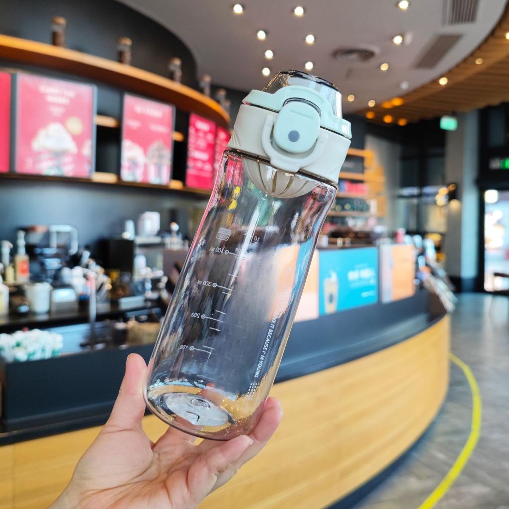 New Korean Outdoor Portable Handle Plastic Space Cups for Men and Women Sports Cups with Tea Cups.