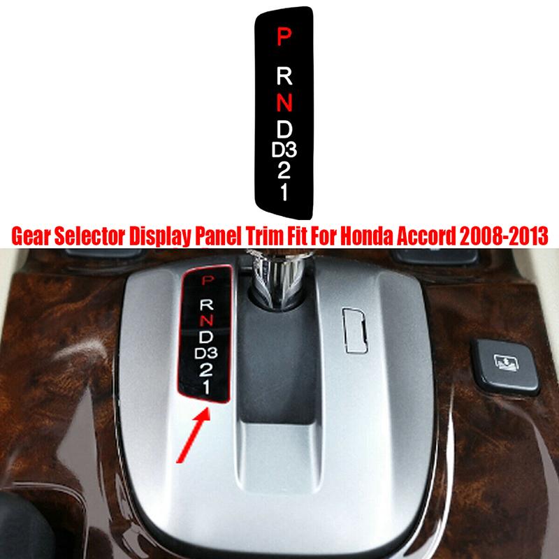 Автомобиль с левым рулем для Honda Accord Crosstour 2008-2013 Центральная консоль Рычаг переключения передач Панель управления Дисплей Отделка Автоаксессуары