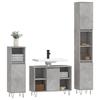 VidaXL 3-piece Bathroom Furniture Set Concrete Grey 3190303