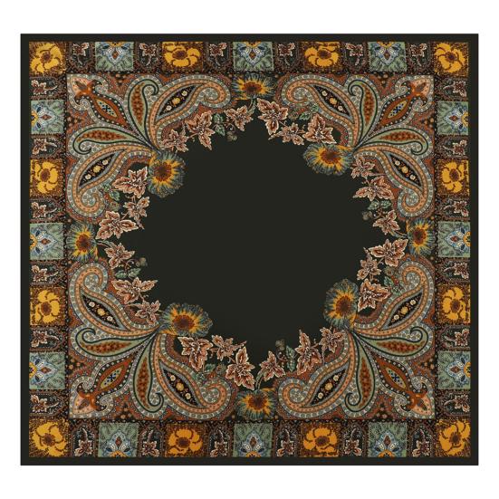 Kerchief Cashew Pattern Faux Silk Scarf Soft Smooth Bright Color Kerchief Simulated Silk Texture Kerchief