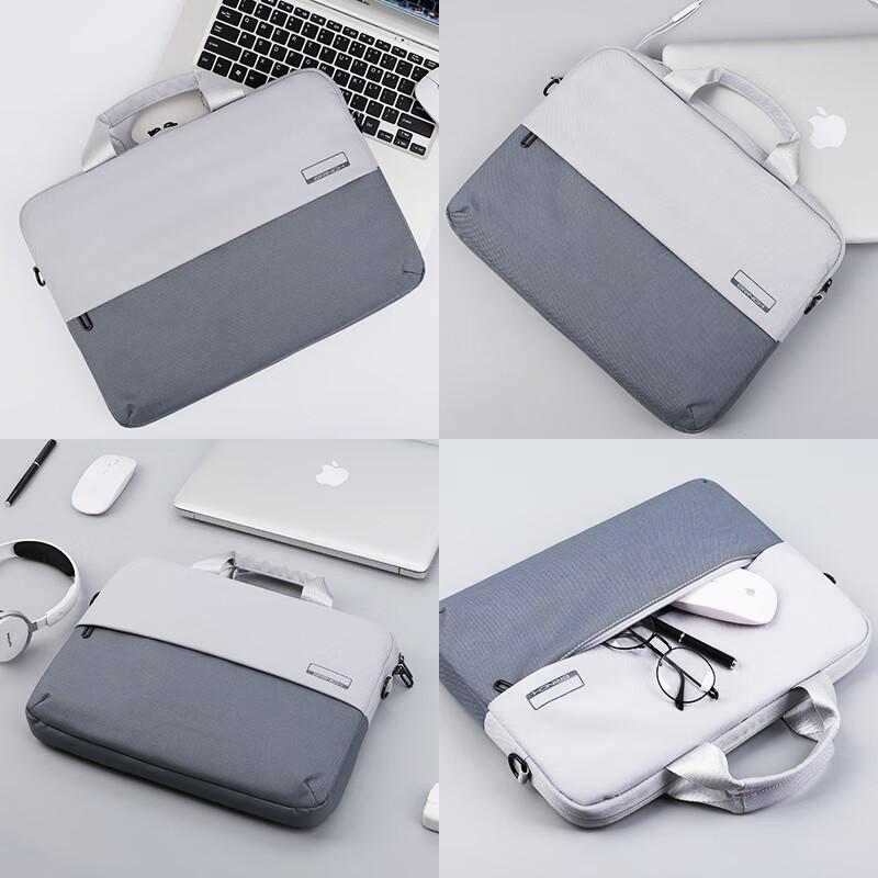 BRINCH Laptop Bag, Handheld 15/16-Inch Business Crossbody Shoulder Bag, Suitable for Apple And Huawei Laptops