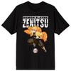 T-shirt с графическим принтом Демон Убийца Зеницу Агацума Винтаж Аниме Хвост Молнии Хлопковая футболка для мужчин Детей Повседневная с коротким рукавом