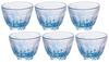 Adelia Shonai Craft Sake Cup 60ml Flower Spell Set of 6 Crystal Glass Made In Japan F-70091