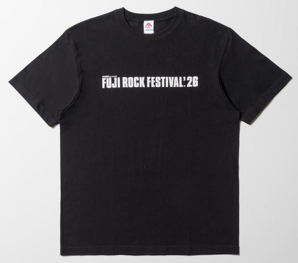 Футболка с логотипом Fuji Rock 26 Черная 2026 Лето Унисекс Ограниченный выпуск в Японии Оригинал