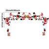 1pc Fashion Santa Christmas Door Corner Decor Snowman Reindeer Frame Sign Wooden For Party House