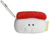 Ippinsha Gyutto Sushi-san and Tuna-san Mascot Plush Toy, Mini, with Chain, Gift, 48011