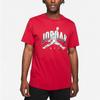 Air Jordan Logo Print Баскетбольная спортивная футболка с короткими рукавами Мужские топы Красный CZ8384-687