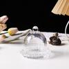 Glass Craft Dessert Storage Stand Transparent Dessert Table Ornaments Cake Serving Tray  Hotels