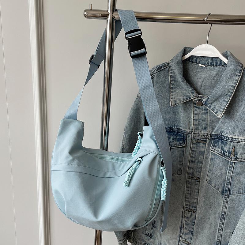 Сумка Сумка через плечо Женская холщовая сумка Повседневная Женская корейский ленивый стиль Сумка-пельмень