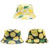 Tropical Print Sun Hat For Women With Rolled Edge Short Brim Summer Beachwear