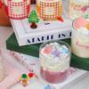 Unique Gifts Cute Handmade Strawberry Creative Dessert Candles Natural Sweet Cupcake Scented Candle With Glass Jar