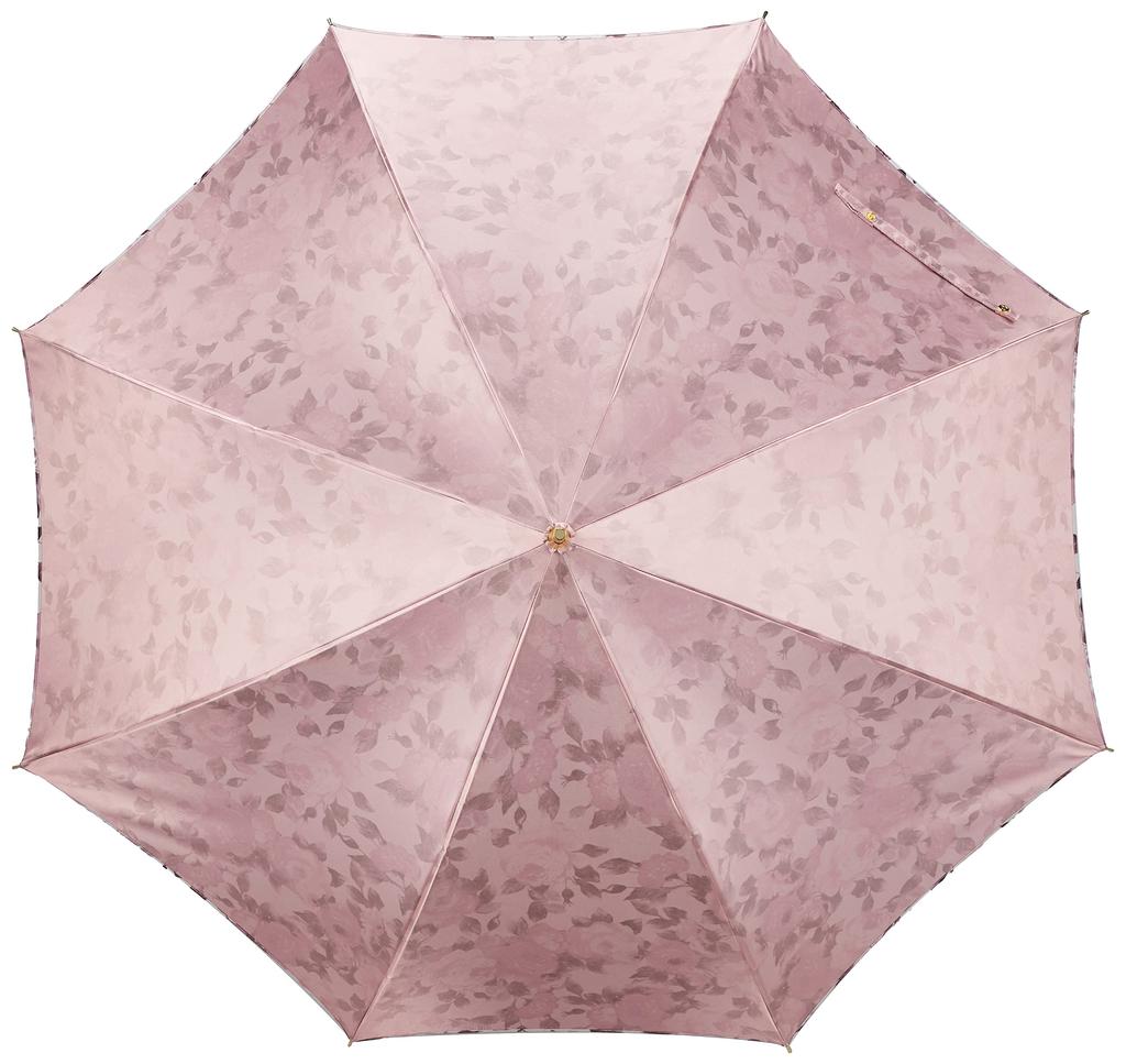 Длинный зонт Mila Schon с двухсторонним зонтом с трансферной печатью, длинный зонт, ветрозащитный зонт, зонт для прыжков, розовый ободок 60 см [Moonbat] женский (Мила