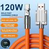 120W 6A Fast Charging USB Type C Cable 180° Rotation Elbow Cable Phone Charger for Xiaomi Redmi Honor USB C Cable Data Line