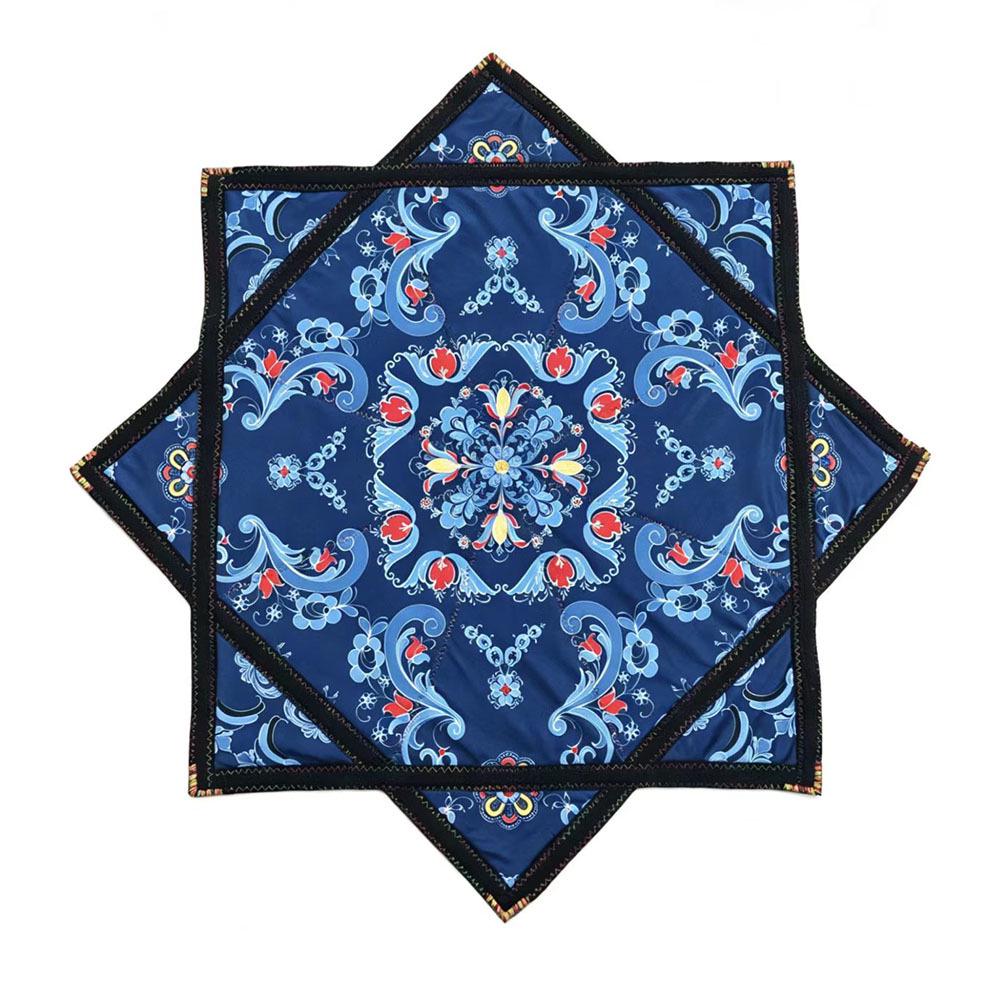 Dapo Flow Colorful Octagonal Yangge Dance Handkerchief for Electronic Music Festival