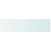 VidaXL Shelf Panel Transparent Glass 100 X 25 Cm
