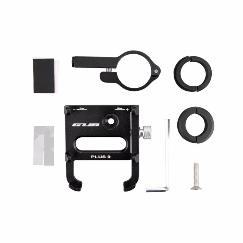Gub Plus 9 Aluminum Alloy Cell Phone Holder Bicycle Motorcycle Handlebar Holder Mount, Clamp Size: 55-100Mm
