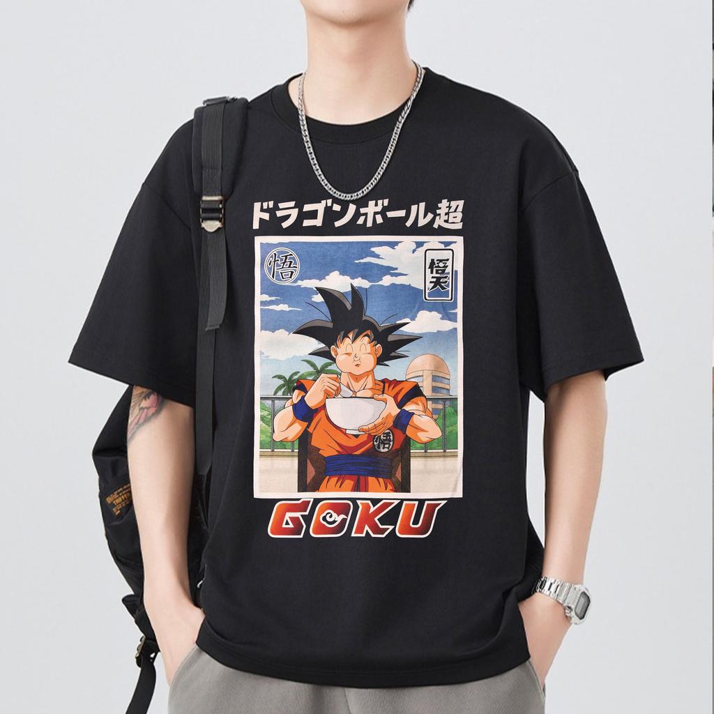 Футболка с принтом Dragon Ball Z, короткий рукав, хлопок, Сон Гоку, Веджета, унисекс, женская одежда, Харадзюку, Yk Tee, винтажная, повседневная, футболки
