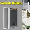 Letter Box Suggestion Box Newspaper Mail Letter Post Home Garden Aluminum Alloy Mailbox Outdoor Security Locking Mailbox