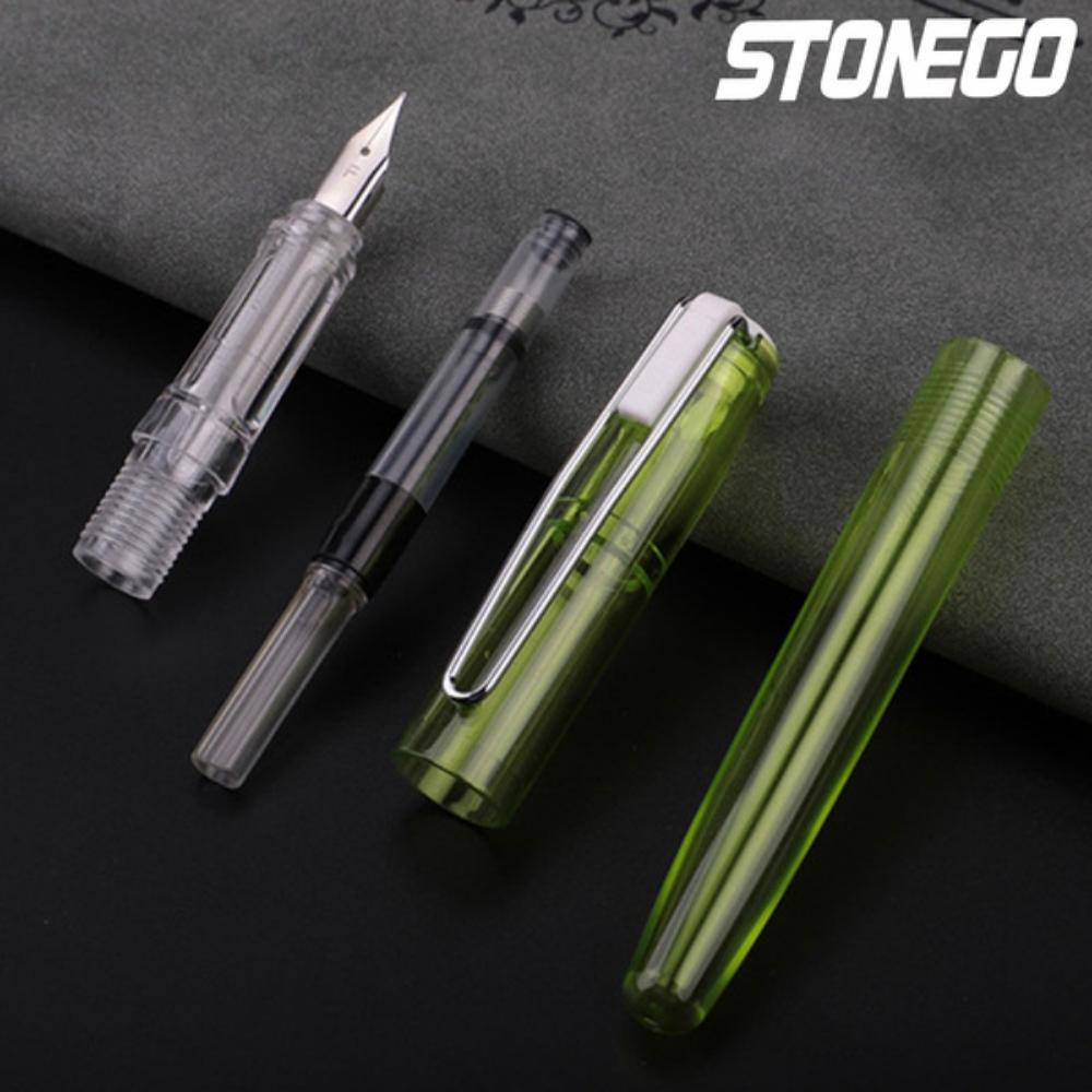 STONEGO Цветные Прозрачные Ручки Студенческая Положительная Поза Перо Ручка Офисная Ручка