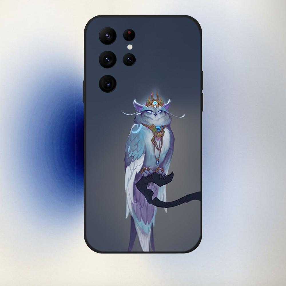 Игровой чехол для телефона W-World Of W-Warcraft для Samsung S24,23,22,30,21,10,9,Ultra,Plus,Lite,FE,5G Черный Мягкий чехол