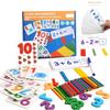 Montessori Math Toys For Children Kids Early Educational Toys Counting Wooden Sticker Kids Number Cognition Birthday Gift