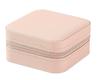 Portable jewelry travel box - Mini organizer jewelry storage box for necklaces, earrings and rings, suitable for girls and ladie