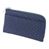 Indenya Inden Coin Purse F Coin Purse 05 Deerskin Navy Blue X Black Lacquer Gourd Pattern 1005-04-007