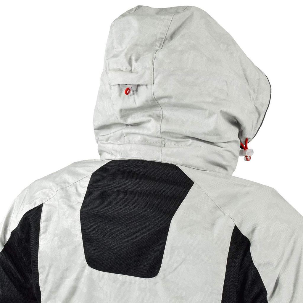 Мужская защитная куртка-худи Komine JK-112 1094 07-112 с полусетчатой подкладкой для мотоциклистов, для весны/лета/осени, сетка,