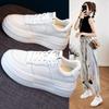 Platform White Shoes Women's New All-Matching Spring and Summer Platform Leisure Summer Sneakers Spring and Autumn Single-Layer Shoes Ins Fashion