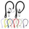 Модная 1 пара силиконовых противопотерьных ушных крючков для Apple AirPods 1 2 3 Pro Спортивные противоскользящие ушные крючки для беспроводных наушников Черный