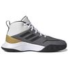 Adidas Own The Game Round Toe Lace-Up Fabric Synthetic Leather Shock Absorbing Non-Slip Wear-Resistant Breathable Mid-Top Basketball Shoes FY6010