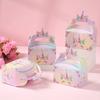 4pcs Unicorn Theme Party Gift Boxes Candy Box Unicorn Party Decor Wedding Baby Shower Kids Girls Birthday Party Supplies