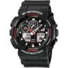 Casio GA-100-1A4 Черно-Красные Аналогово-Цифровые