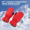 Durable Heating Screen Plush Gloves Smart Touch Lining Cold Protection
