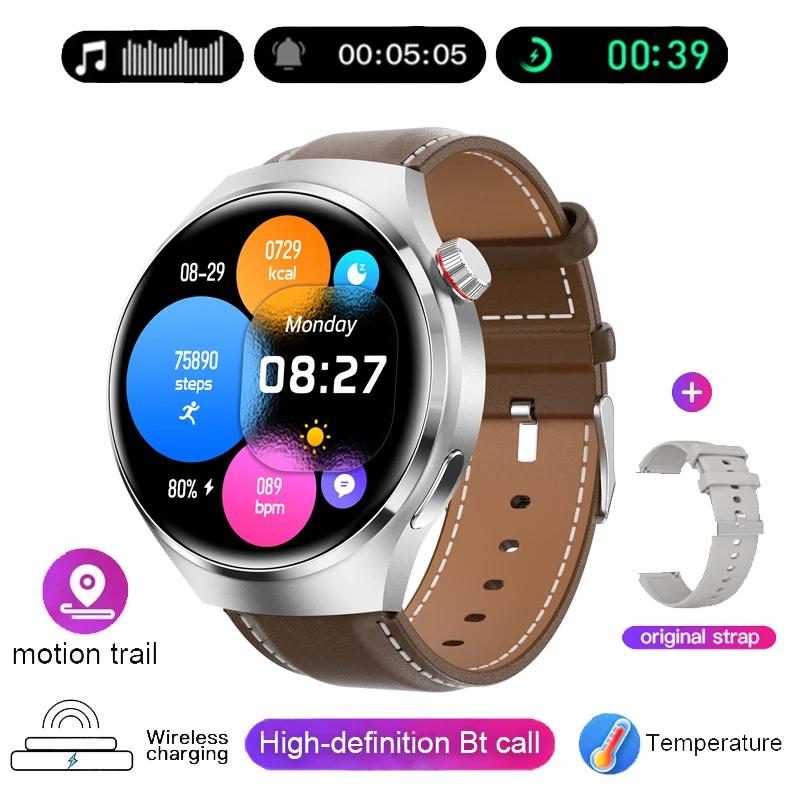 2024 Новые 4 Pro Смарт-часы для мужчин IP68 NFC GPS-трекер AMOLED 360*360 HD экран Heart Rate Bluetooth Call SmartWatch