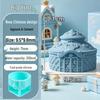 Силиконовая форма для гипса DIY Инструмент с тисненым узором для арома-кукол, украшений и камней-диффузоров