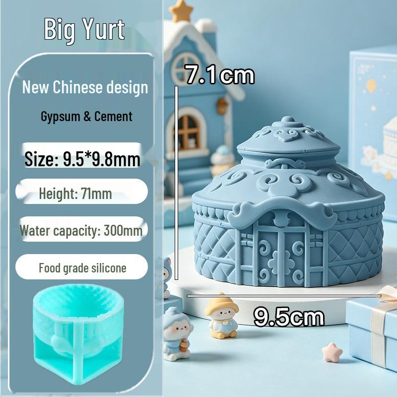 Силиконовая форма для гипса DIY Инструмент с тисненым узором для арома-кукол, украшений и камней-диффузоров