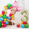 Детский Годовалый Набор Цифровых Шаров-Колонн День Рождения Фотозона Оформление Пончик Детский Душ