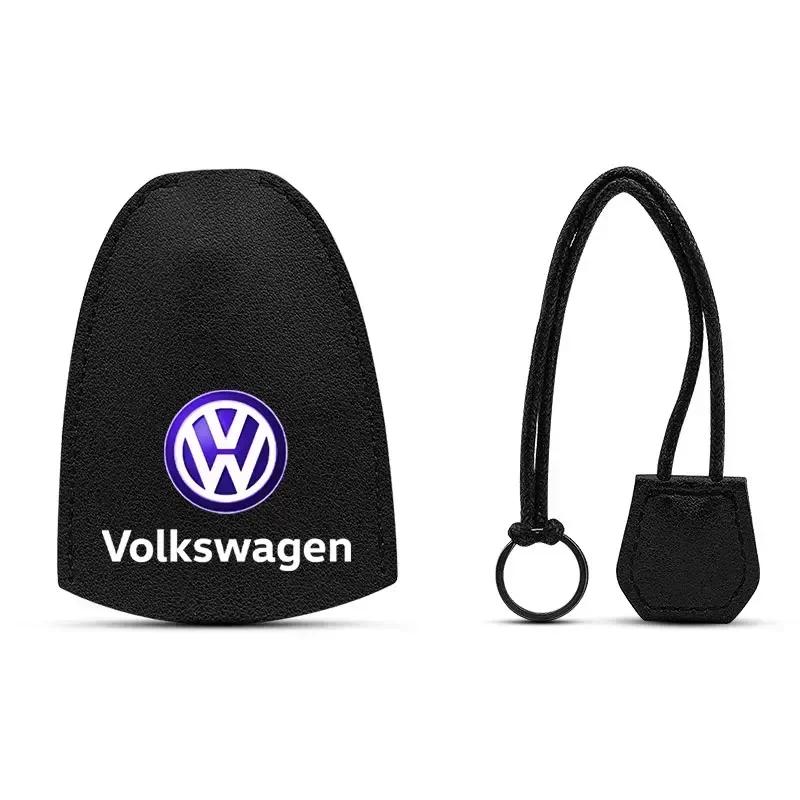 For VOLKSWAGEN VW GTI B6 2025 Hot For Volkswagen Car styling PU Car Remote Key Case Cover Shell keychain protect Car Accessories