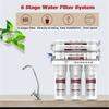 Kitchen Home Purifier Water Filters 6- Water Filter System UF Home Purifier Faucet Household Ultras Filtration Water 330x270x135mm