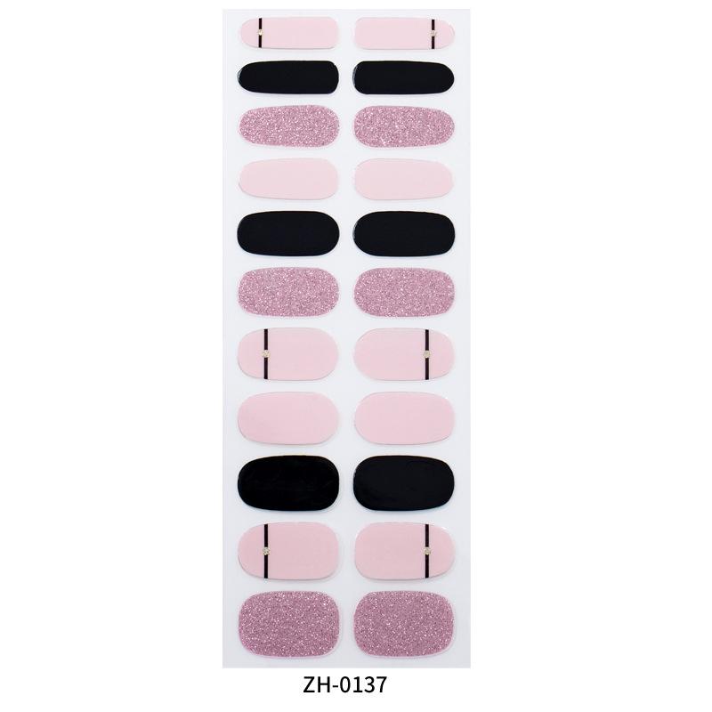 New French Manicure Stickers Waterproof Line Nail Stickers Decorative Full Stickers