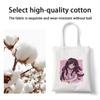 Холщовая сумка для покупок с героями мультфильмов Mikan Tsumiki, японское аниме, женская сумка на плечо, эко-сумка, многоразовые сумки для покупок для продуктов